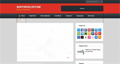 Desktop Screenshot of bodydevelop.com