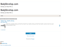 Tablet Screenshot of bodydevelop.com